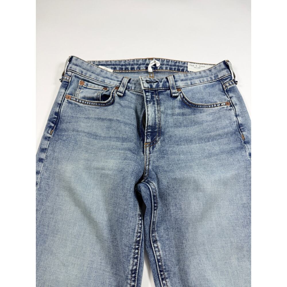Rag & Bone Womenโs Cate Mid-Rise Skinny Jeans โ Size 27 โ Straigt Leg - Picture 4 of 14